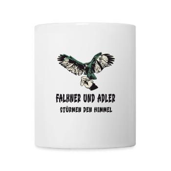 Falknerei Adler Design - Tasse - Weiß - Vorne