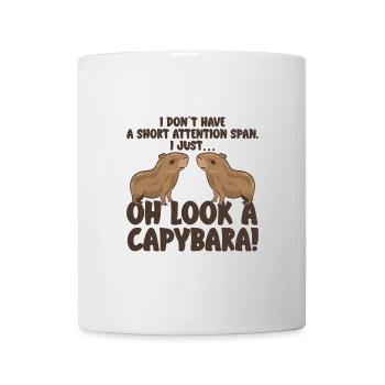Capybara Zootier Design - Tasse - Weiß - Vorne