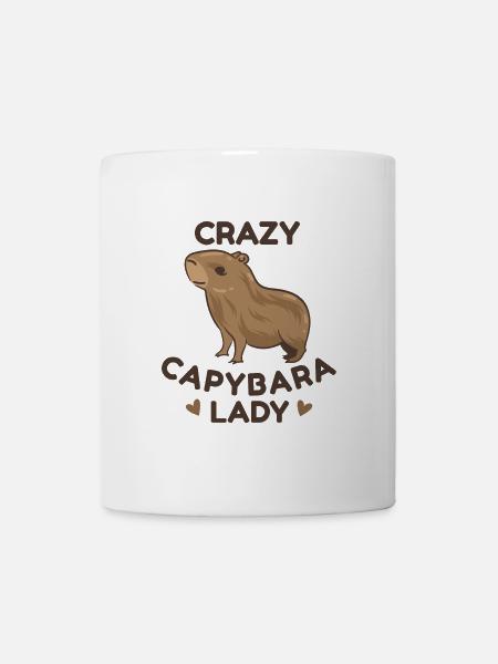 Capybara Zootier Design - Tasse - Weiß