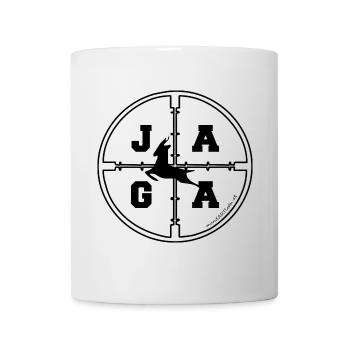 Jaga - Jäger - Österreichischer Dialekt - Tasse - Weiß - Vorne