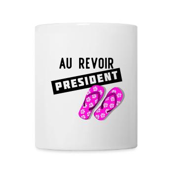 Au revoir président - Mug blanc - blanc - Devant