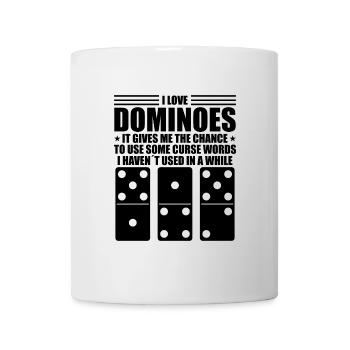 Domino Design - Tasse - Weiß - Vorne