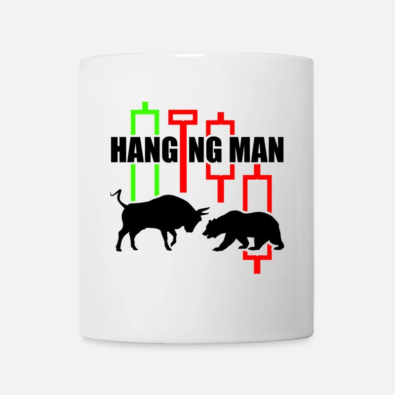 Trading Shirt Hanging Man R6Z - Mug - white