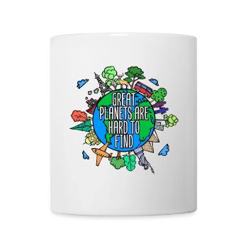 Arbre, Terre, Planète, Déclaration, Nature, Conservation de la Nature - Mug blanc - blanc - Devant