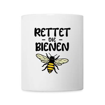 Umweltschützer Biene Statement Umwelt Artenschutz - Tasse - Weiß - Vorne