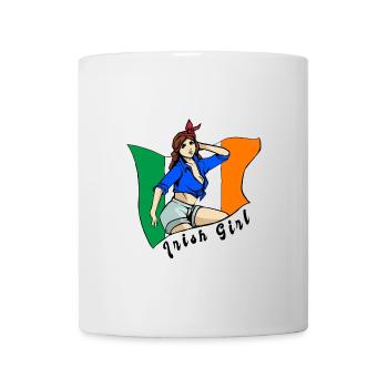 Irish girl flag design - Mug - white - Front