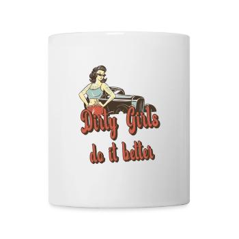 Les mauvaises filles le font mieux - Mug blanc - blanc - Devant