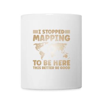 Cartography design - Mug - white - Front