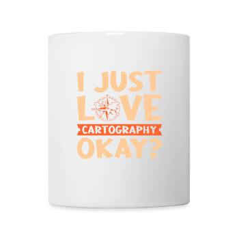 Conception cartographique - Mug blanc - blanc - Devant