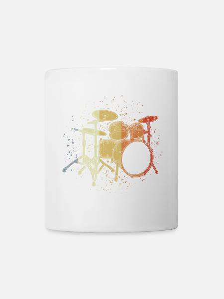 Batterie Vintage Look - Mug blanc - blanc