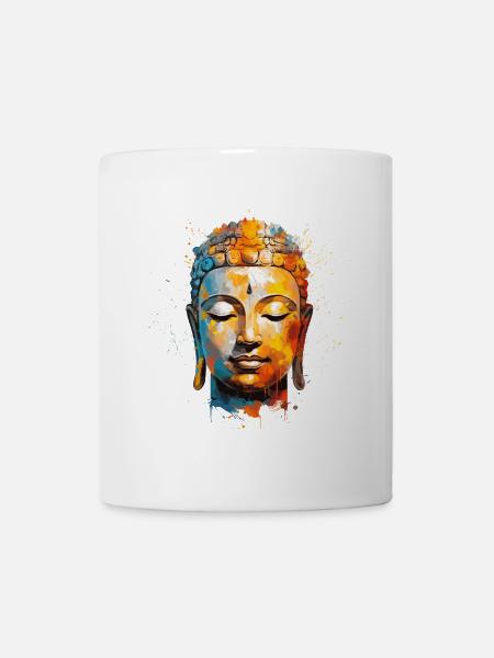 Buddha Design - Tasse - Weiß