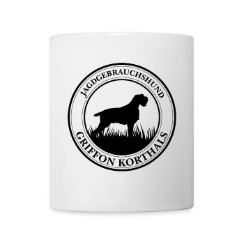 Griffon Korthals Jagdgebrauchshund Wilsigns - Tasse - Weiß - Vorne
