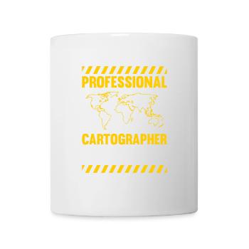 Conception cartographique - Mug blanc - blanc - Devant