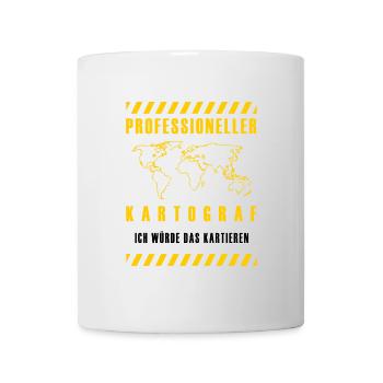 Cartography design - Mug - white - Front