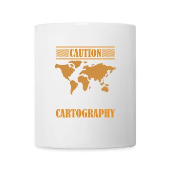 Cartography design - Mug - white - Front