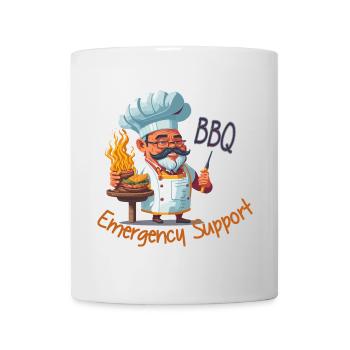 BBQ Emergency Support - Mug - white - Front