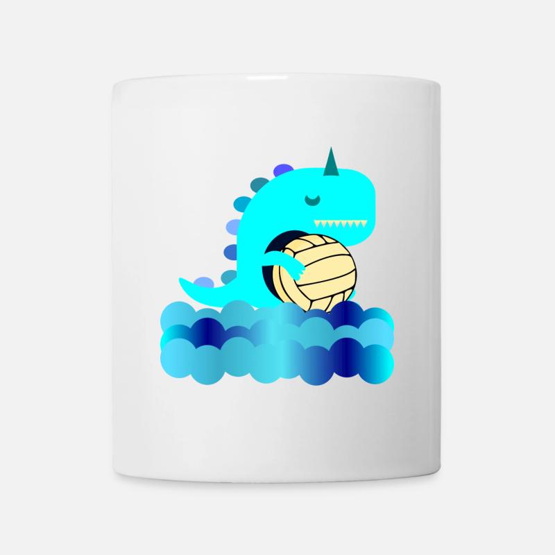 KINDER WASSERBALL DINOSAURIER SCHWIMMBAD - Tasse - Weiß