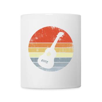 Vintage Ukulele Skizze - Tasse - Weiß - Vorne