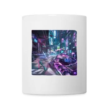 Cybercity - City in the future - Mug - white - Front