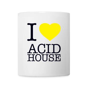 I LOVE ACID HOUSE - Tasse - Weiß - Vorne