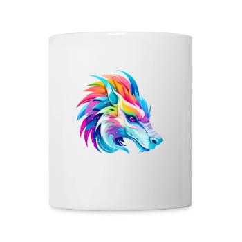 Rainbow Dragon Head - Mug - white - Front