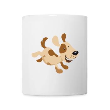 Little running dog illustration for baby, child - Mug - white - Front