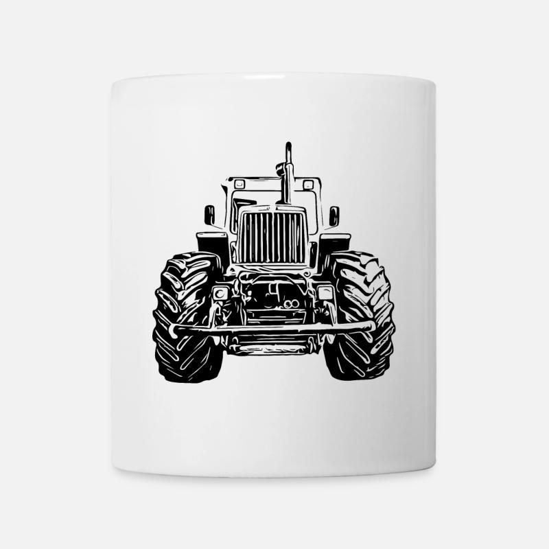 MB trac Front - Tasse - Weiß