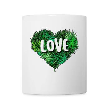Environmentalist Environment Heart Nature Environmental Protection Earth - Mug - white - Front