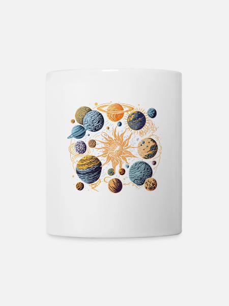 Sonne - Tasse - Weiß