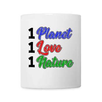 Nature Conservation Nature Planète Terre Déclaration Environnement - Mug blanc - blanc - Devant