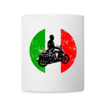 Roller Vintage Italy Scooter Urlaub - Tasse - Weiß - Vorne