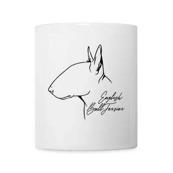 Anglais Bull Terrier Profil Chiens Chien Wilsigns - Mug blanc - blanc - Devant