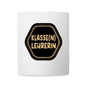 Klasse Lehrerin - Klassenlehrerin LEHRAMT - Tasse - Weiß - Vorne