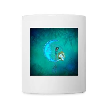 Kleine Fee auf dem Mond - Tasse - Weiß - Vorne