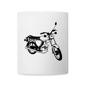 Simson S51 Moped Legend GDR East Illustration - Mug - white - Front
