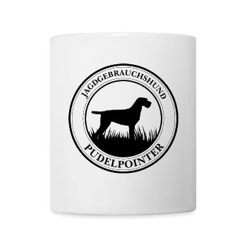 Pudelpointer Jagdgebrauchshund Hunde Wilsigns - Tasse - Weiß - Vorne