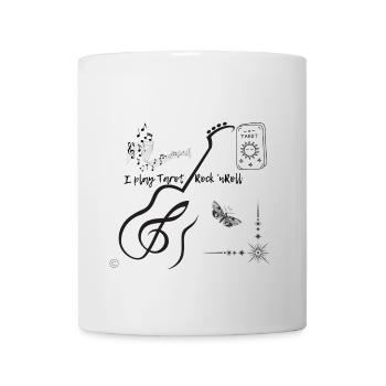 Guitar line with star beam - Mug - white - Front