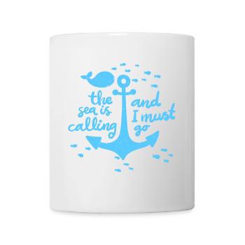Maritime Grafik - Tasse - Weiß - Vorne