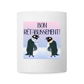 Bon rétablissement ENFANTS - Mug blanc - blanc - Devant