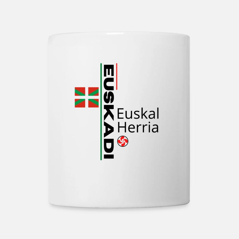 Design Basque-Luxe Inspiration Ethnique - Mug blanc - blanc