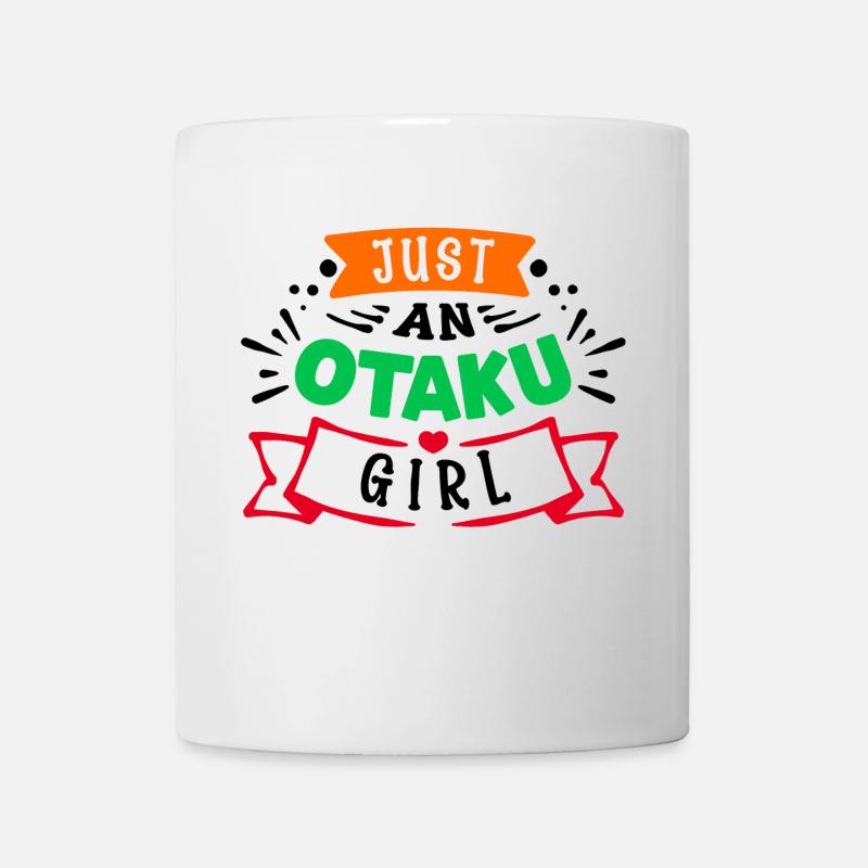 Mädchen Anime Manga Statement Otaku Mangastyle - Tasse - Weiß