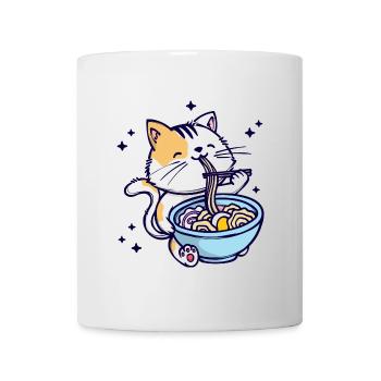 Cat Ramen Anime Japanese Cartoon Manga - Mug - white - Front