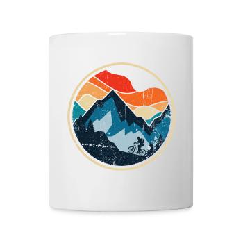 Sunset Ridge MTB Badge - Mug - white - Front
