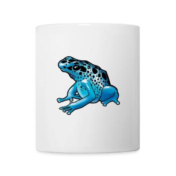 Shiny Blue Spotted Frog - Mug - white - Front