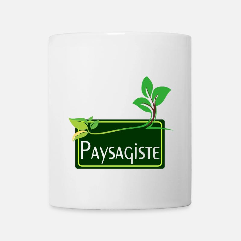 Paysagiste - Mug blanc - blanc