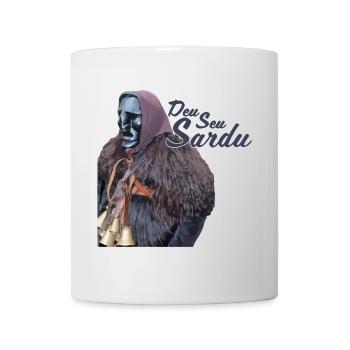 Sardischer Maskenlook mit Pelz - Tasse - Weiß - Vorne