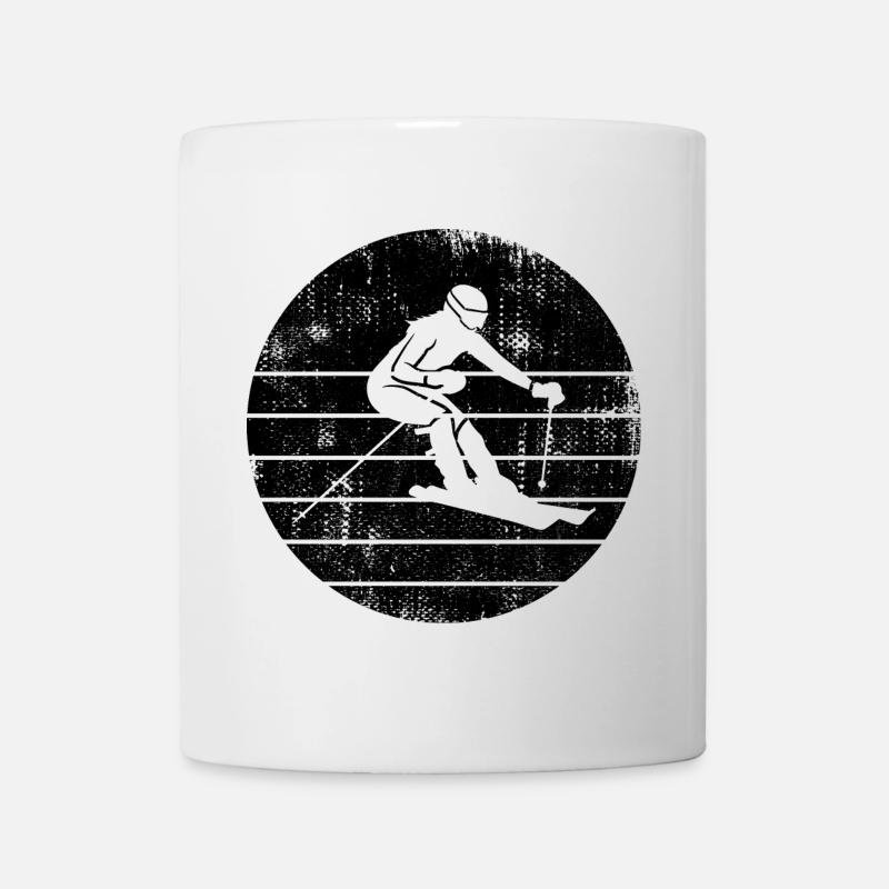 Frauen Alpinski - Tasse - Weiß