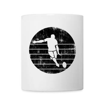 Croquis d’un joueur de rugby - Mug blanc - blanc - Devant