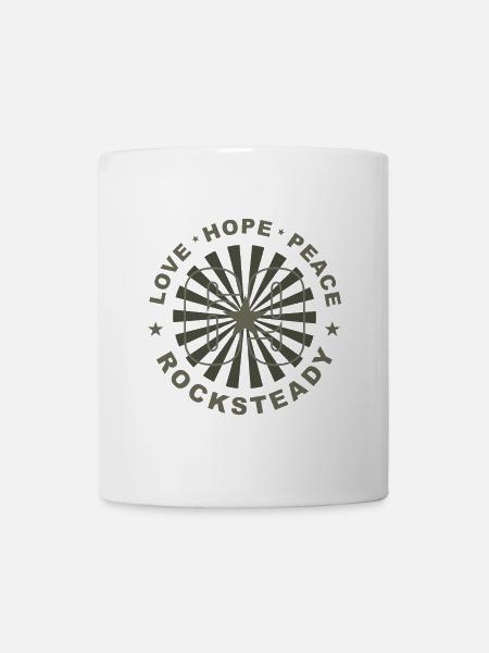 Amour, Espoir, Paix et Rocksteady 69 - Mug blanc - blanc
