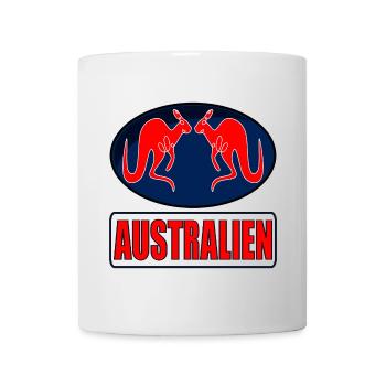 AUSTRALIEN KÄNGURU PAARE - Tasse - Weiß - Vorne